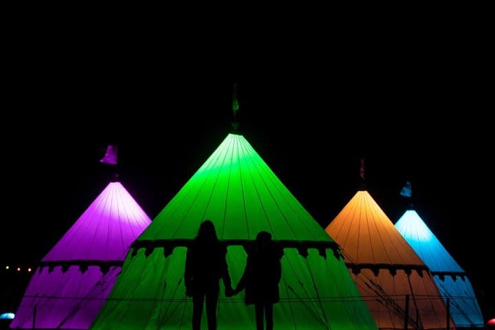 Christmas at Warwick Castle - Light Trail + Entry