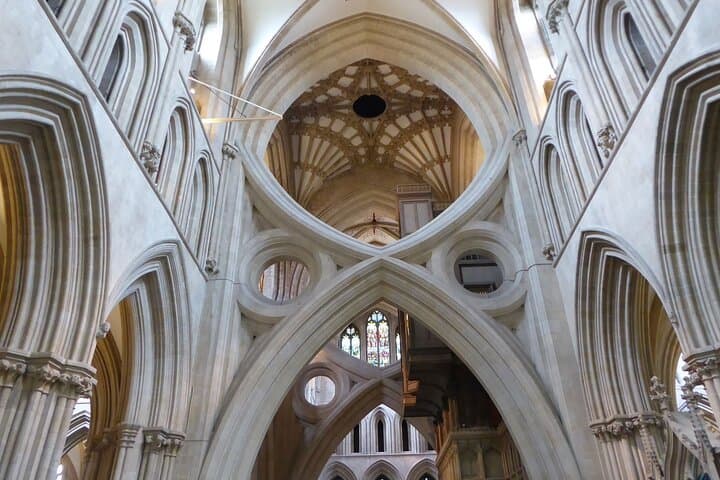 The cathedral is renowned for its unusual architecture