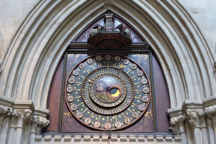 The cathedral's famous clock