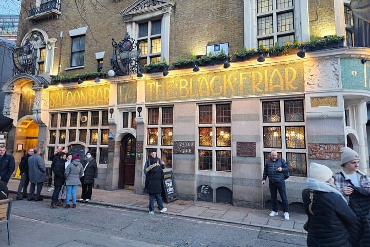 The Blackfriar, our starting point!