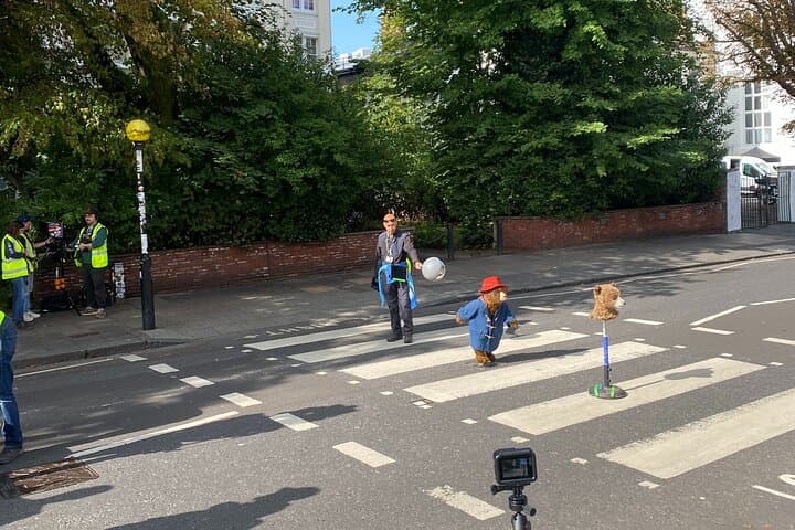 Paddington 3 Being filmed on the Abbey Road Crossing