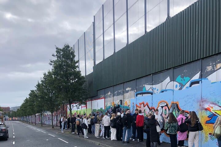 Peace walls West Belfast