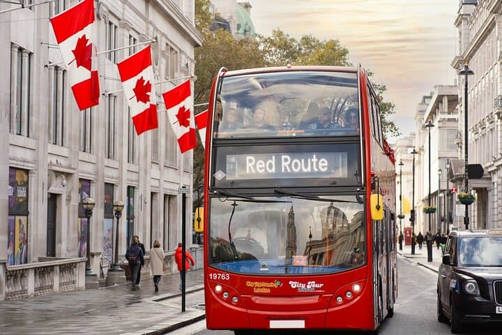 London Tour Hop-on Hop-off Bus with Optional Thames River cruise