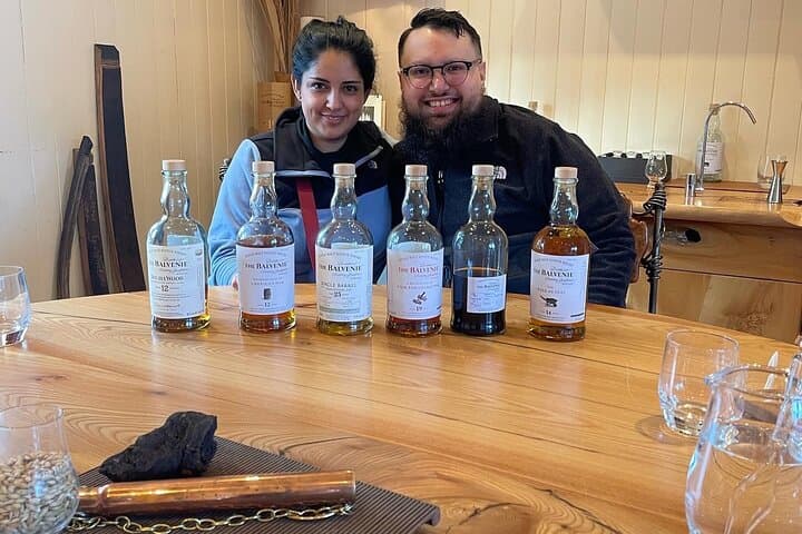 After touring Balvenie Distillery, some serious tasting!