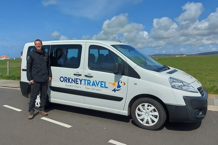 Garry with minibus