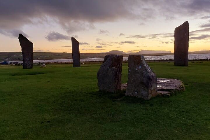 Standing Stones of Stenness sunset