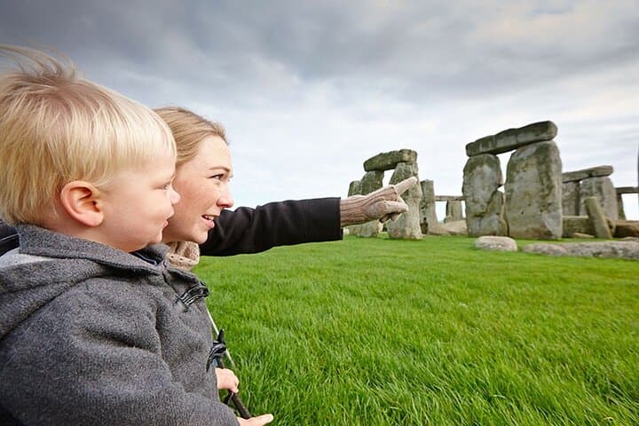 Stonehenge and Windsor from London