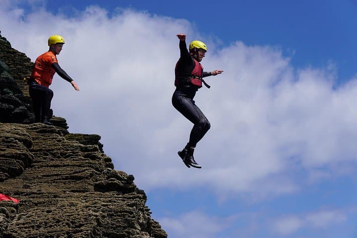 The leap of faith! Coasteering with OA Surf Club