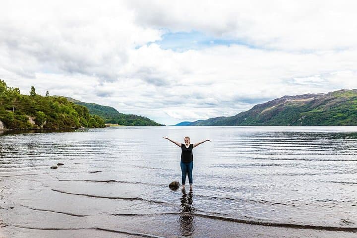 Toe-dipping in Loch Ness