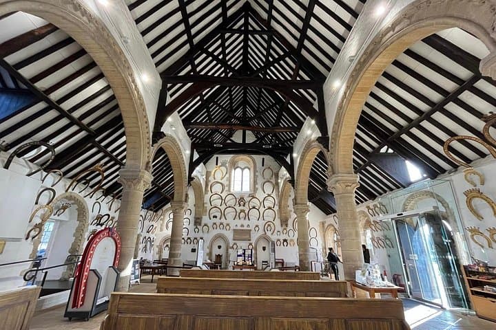 Inside the Great Hall of Oakham Castle
