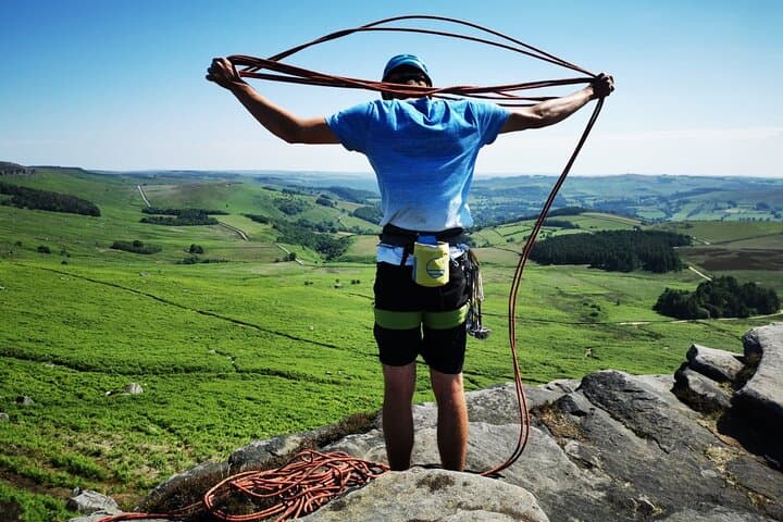 Outdoor Rock Climbing Taster Day in Peak District