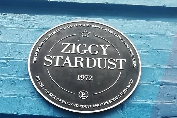 Ziggy Stardust Plaque