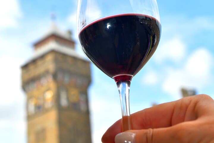 Delicious wine in fabulous surroundings.