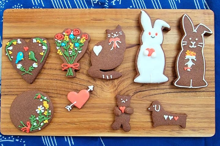 Valentine's themed cookies