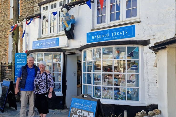 The sweet shop that becomes a pharmacy in Doc Martin