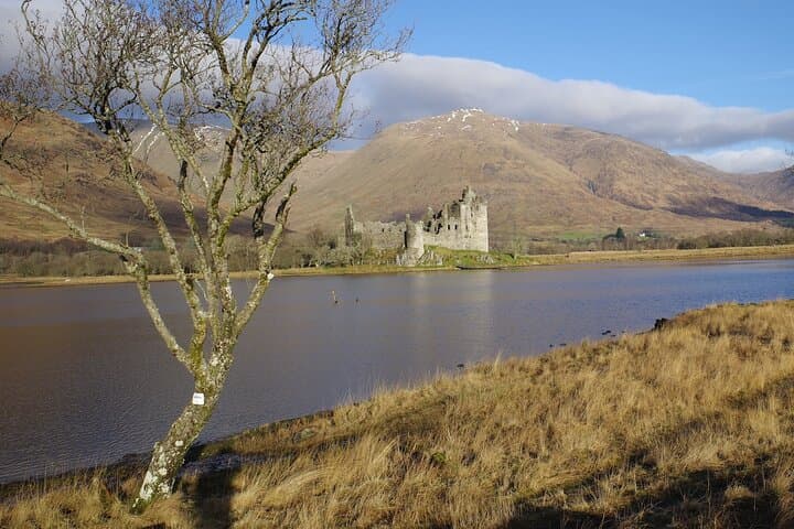 the ruins of Kilchurn Castle on Loch Awe.