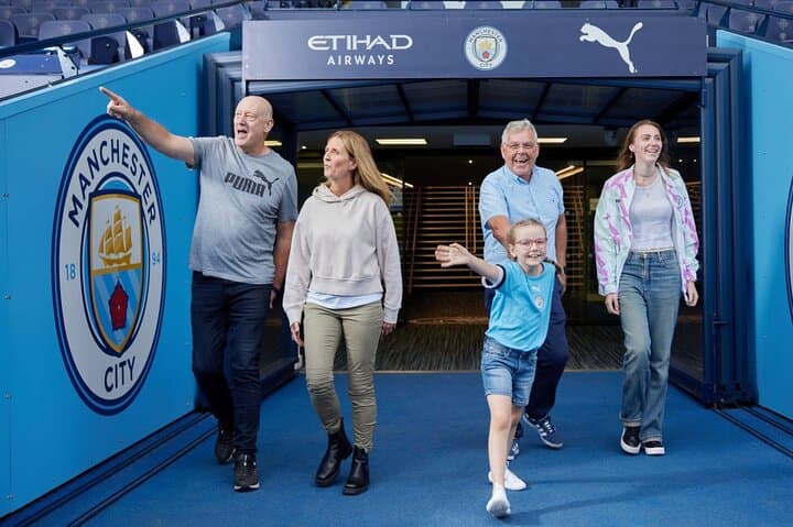 Etihad Stadium: Manchester City FC Tour by Rail From London