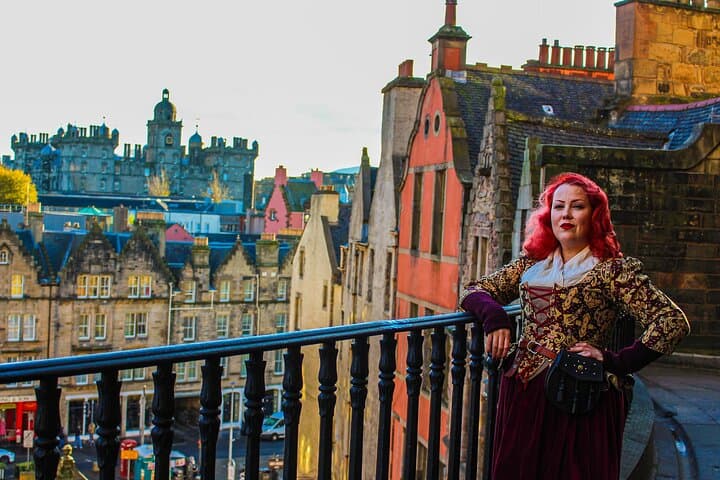Charlotte overlooking the award winning Victoria Street from Johnston Terrace