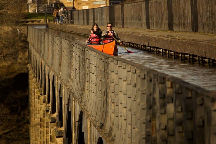 Small Group Pontcysyllte Aqueduct Canoe Trip