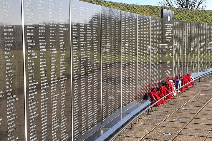 Their names liveth for evermore - the Battle of Britain memorial wall