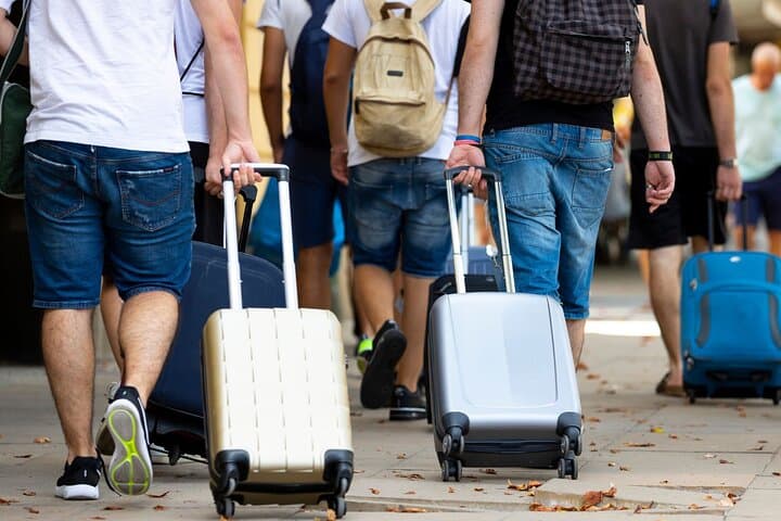 suitcases included