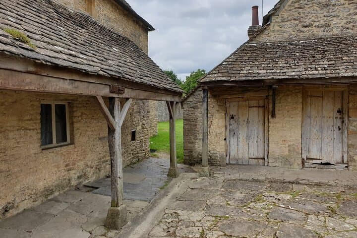 The dairy yard, which we see in Downton Abbey