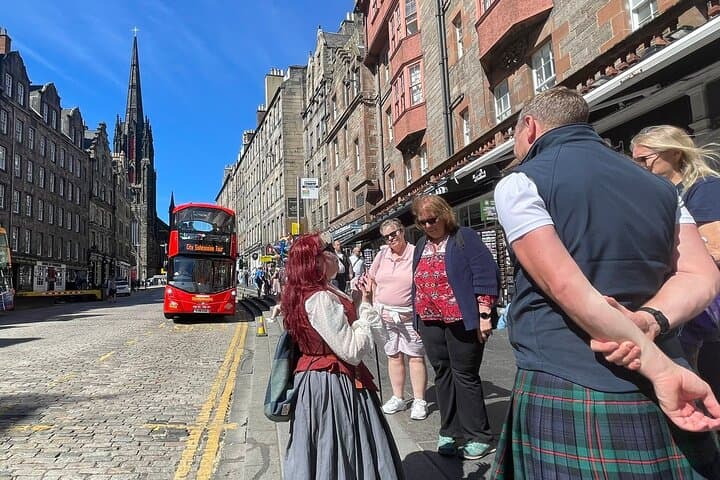 Visitors enjoying the myriad of tales relating to the Old Town