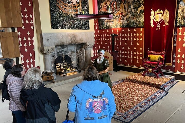 Reenactor in the Royal Palace at Stirling Castle