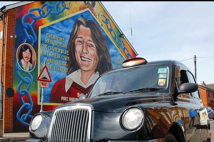 Famous Belfast Private Taxi Cab Tour Adventure The Troubles 2 Hrs