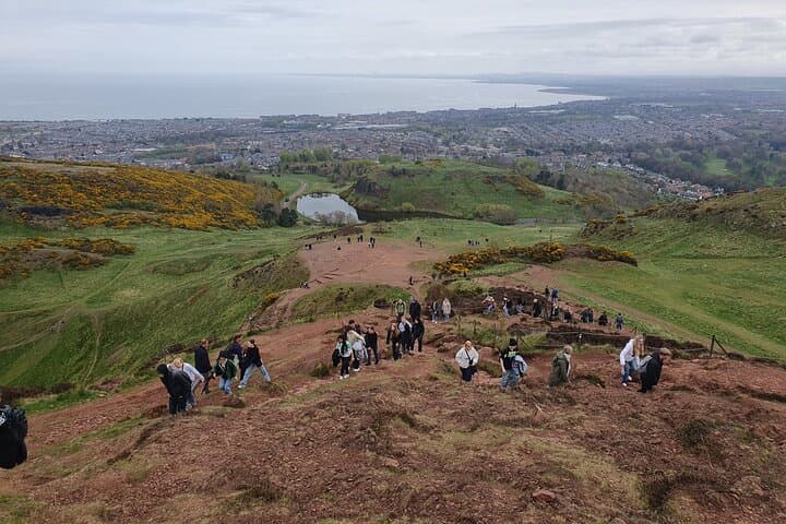 We can guide private groups up Arthur's Seat too