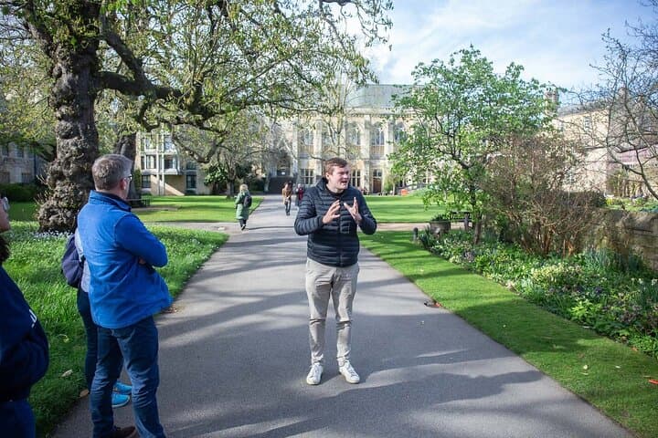 Enter the beautiful gardens of Oxford's famous colleges.