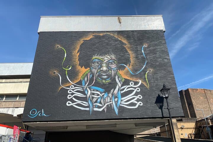 Stockport street art features on our tour