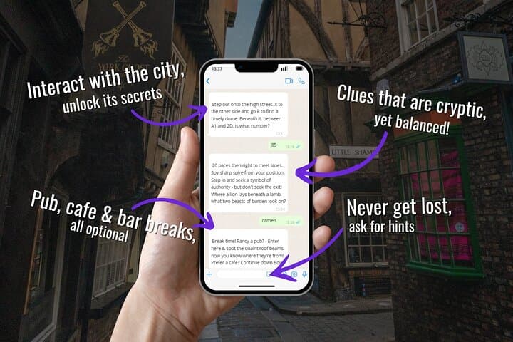 Immersive Murder Mystery in York, A City Treasure Hunt Experience