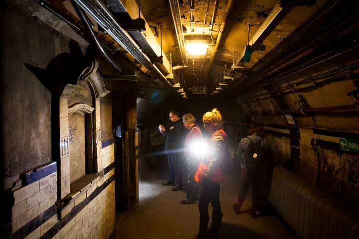 See the underground ticket office, preserved in time since the 60's