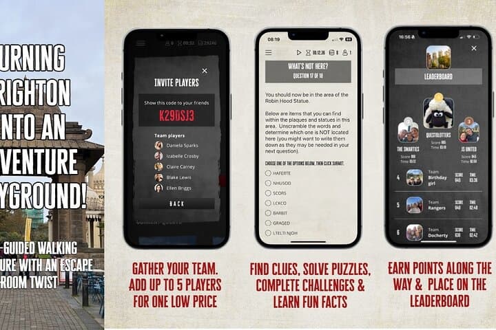 Brighton Self Guided Treasure Hunt & Outdoor Exploration Game