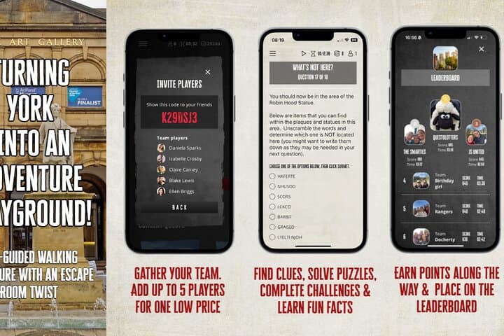 York Self Guided Treasure Hunt & Outdoor Exploration Game