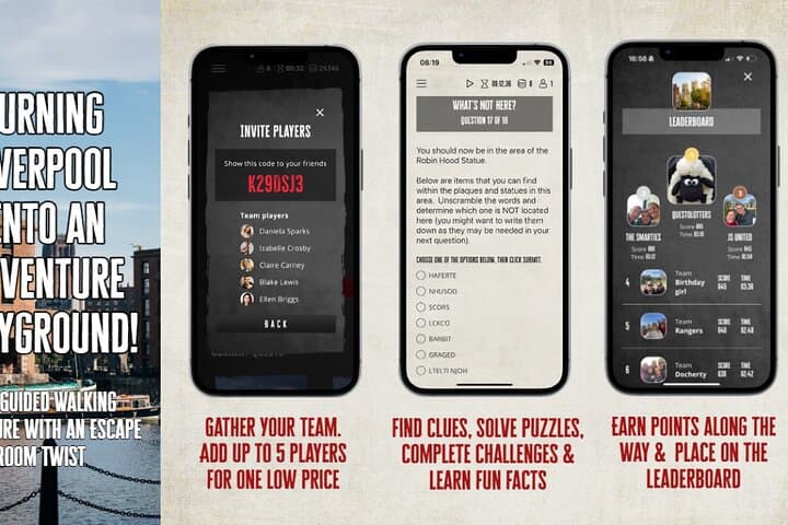 Liverpool Self Guided Treasure Hunt & City Exploration Game