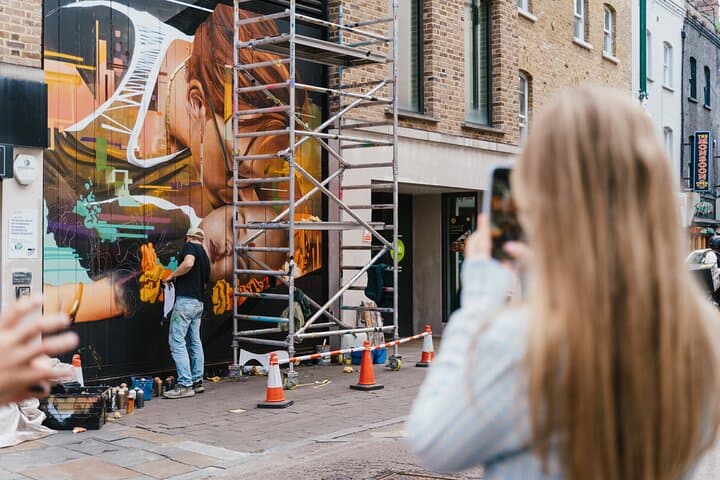 Street Art is alive in London's East End and on our tour you may get a chance to see one of our artists in action.