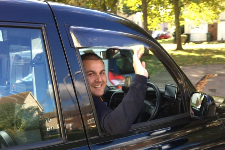 Taxi driver tour guide