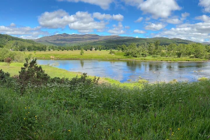Clan Fraser and Mackenzie lands with Beauly river running past