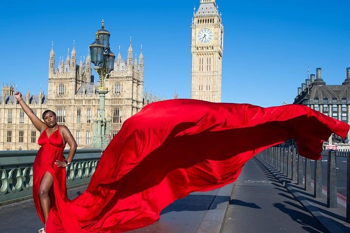 Private Photography of Flying Dress Africa