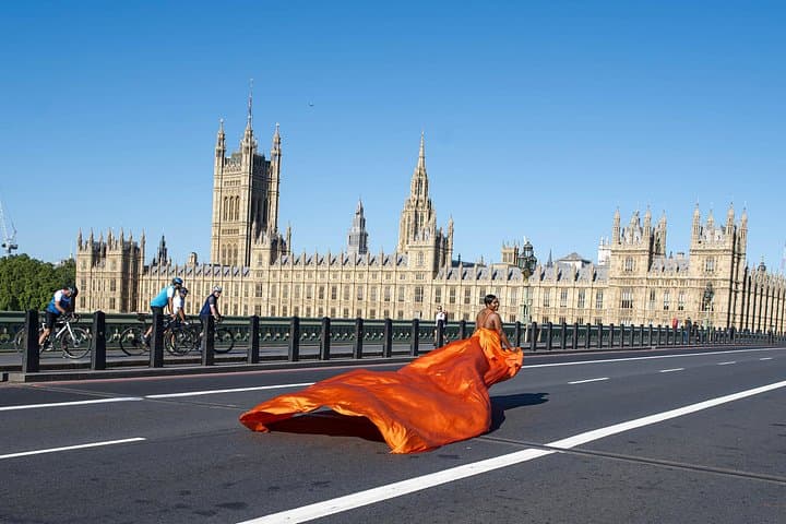 Private Photography of Flying Dress Africa