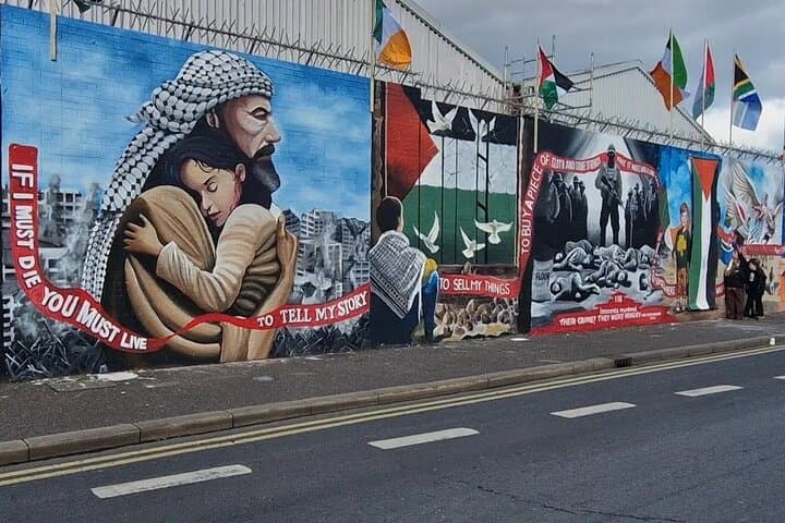 Private Belfast city & peace wall tour