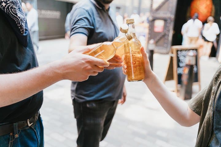Delicious Butterbeer! A non-alcoholic, sweet and fizzy butterscotch drink for our guests to enjoy.