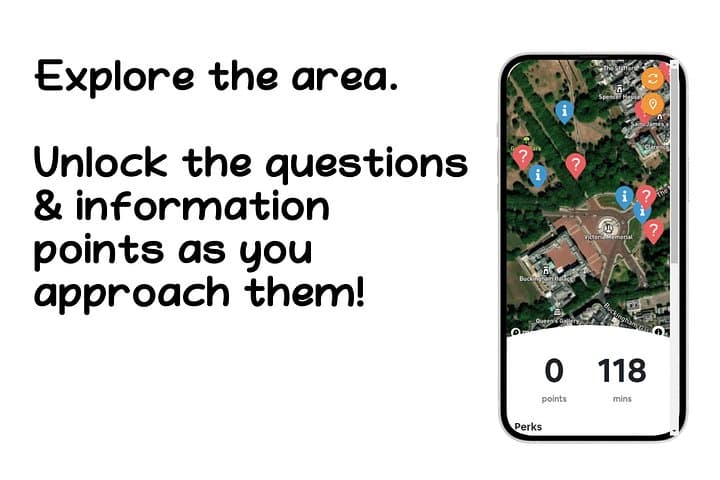 Fun Interactive Phone Treasure Hunt Buckingham Palace Parks