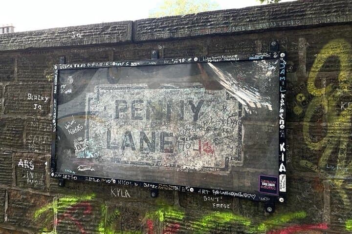" In Penny Lane, there is a barber showing photographs......."