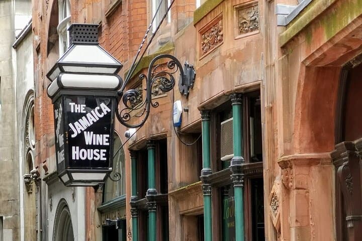 A wine house on a coffee tour? Yes! On this site, in 1652, was London's FIRST coffee shop.