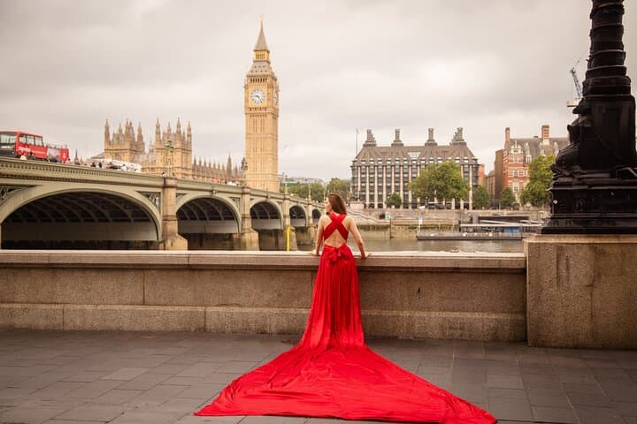 Memorial Flying dress photoshoot