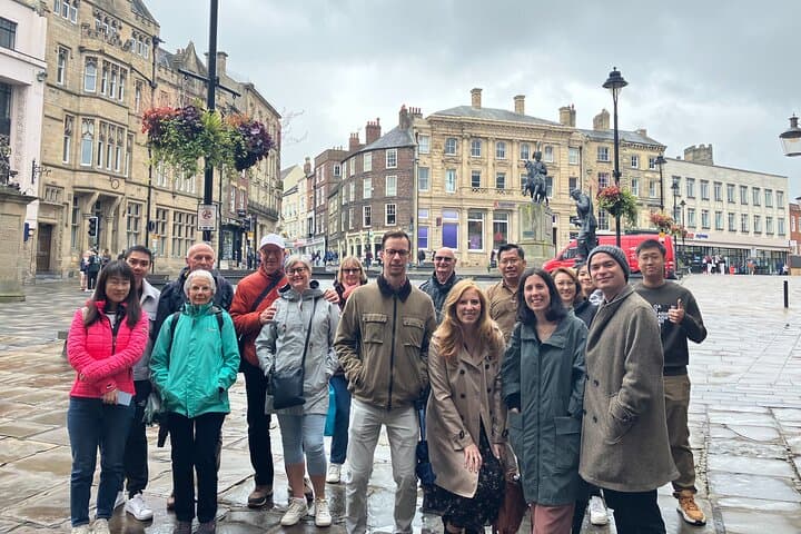 An early evening tour from the Market Place- our starting point.