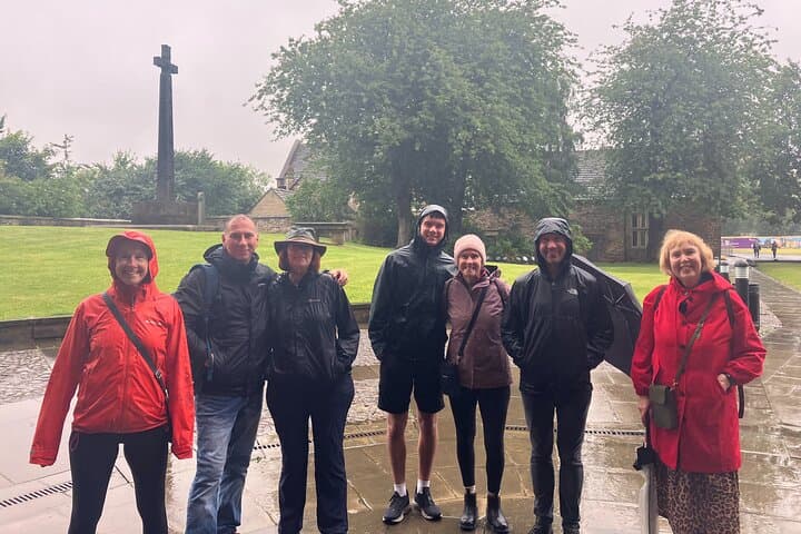 The rain always atmosphere to a tour!